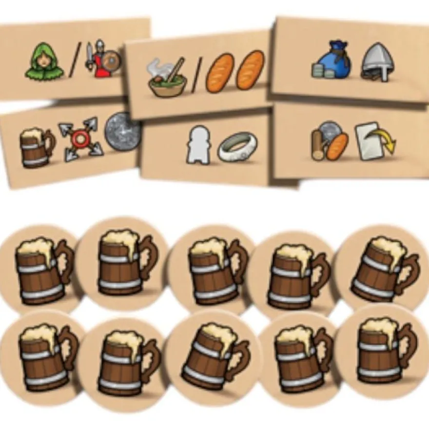 Anarchia - Tessere Promo - Beer & Plunder Tiles - Italiano