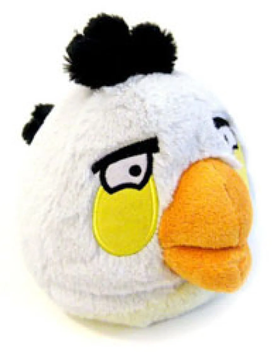 Angry Birds Plush Piccolo - Bianco