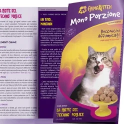 ArmaKitten MonoPorzione - La Notte del "Techno" Pollice - Bocconcini Affumicati / per Gatti Attivi