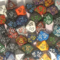 Assortimento 50 Dadi Speckled - D10%
