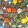 Assortimento 50 Dadi Speckled - D20
