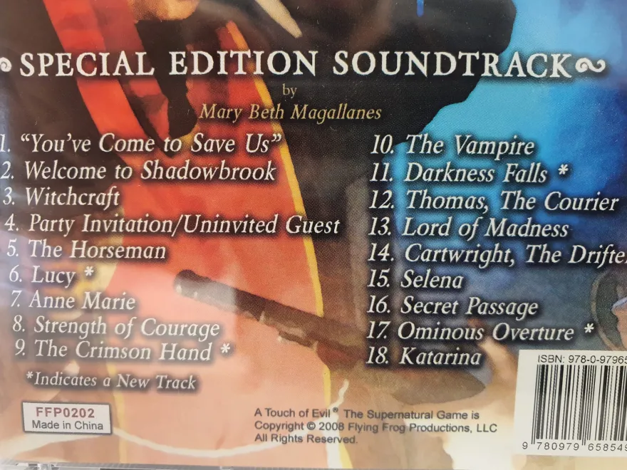 A Touch of Evil - Special Edition Soundtrack CD