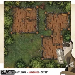 Battle Map - Abandoned 30x30"