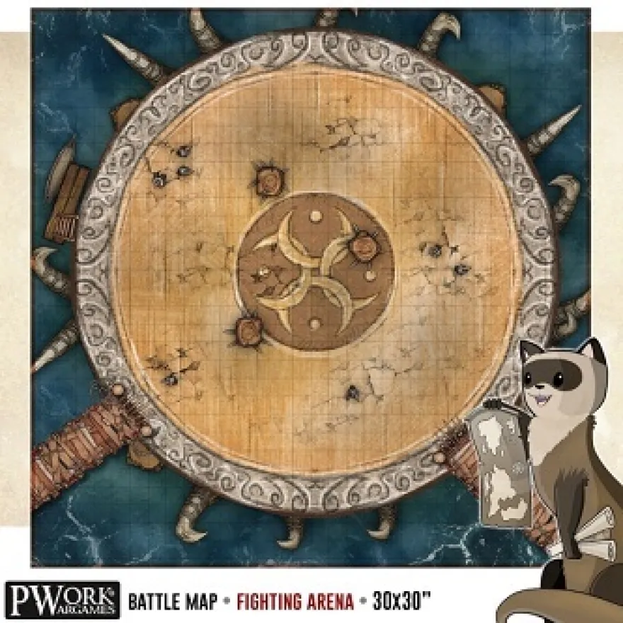 Battle Map - Fighting Arena 30x30"