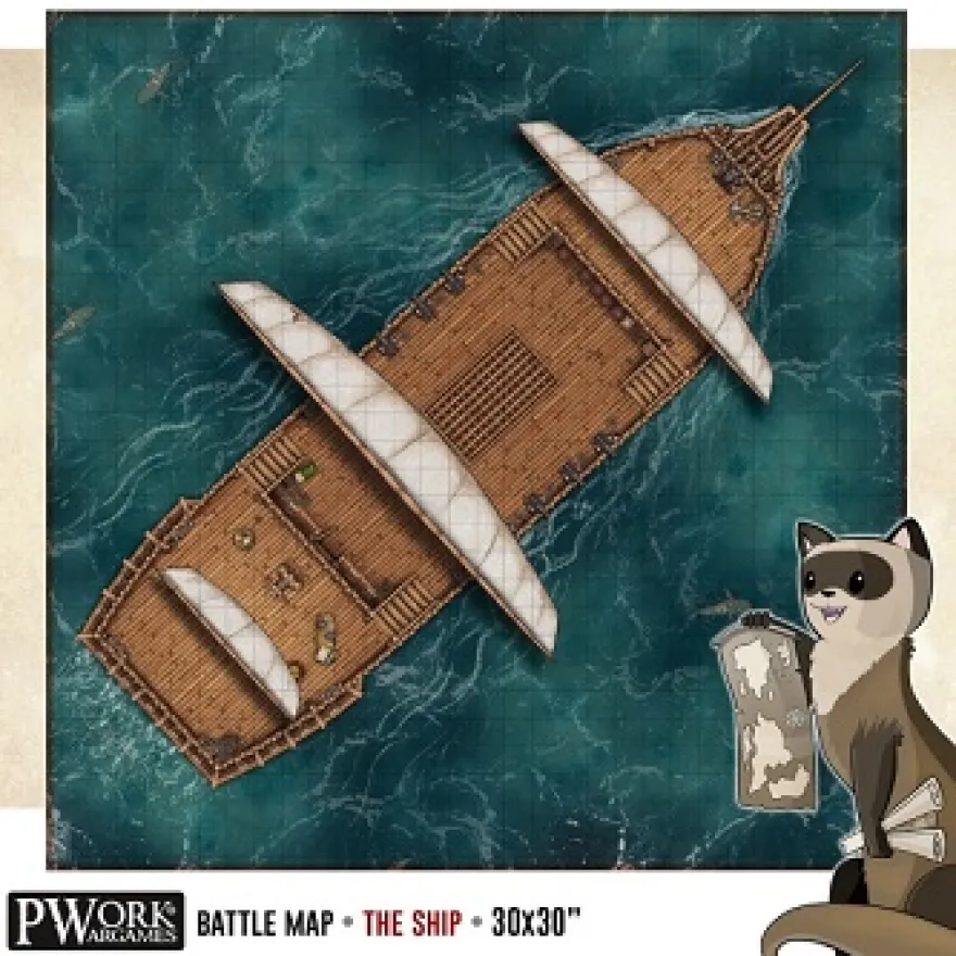 Battle Map - The Ship 30x30"