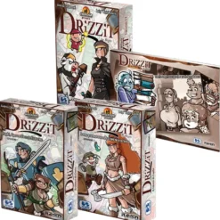 Bundle ACCESSORI Drizzit Il Gioco di Carte: 3 Espansioni + Albo in Italiano