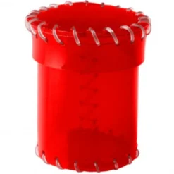 Bussolotto Lanciadadi - Trasparente Rosso