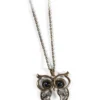 Collana - Pendente Gufo con Cristalli