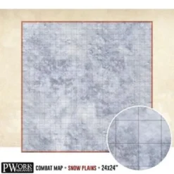 Combat Map - Snow Plain 24x24"