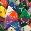 Dadi Medi d4 - Assortimento
