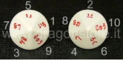 Dado d10 Big - Numeri in Lettere - Giapponese