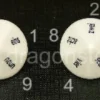 Dado d10 Big - Numeri in Lettere - Tedesco