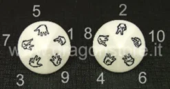 Dado d10 Big - Numeri in Linguaggio dei Segni
