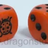 Dado d6 con Animale - Coccinella