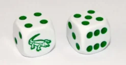 Dado d6 con Animale - Coccodrillo