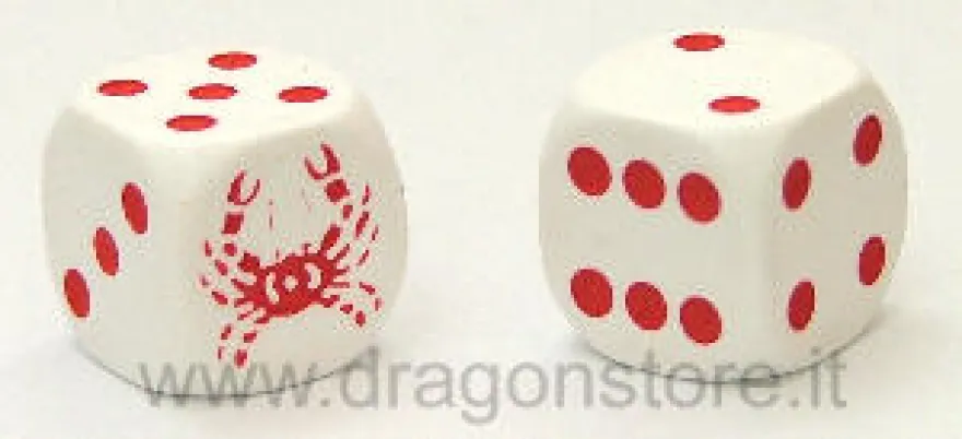 Dado d6 con Animale - Granchio