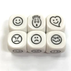 Dado d6 con Immagine - Facce Smile Emoji