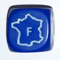 Dado d6 con Immagine - Nazione: Francia