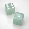 Dado d6 Fluorescente 16mm - Verde