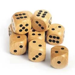 Dado d6 18mm - In Legno