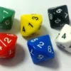 Dado d14 - Numeri 1-7 Ripetuti - Assortimento