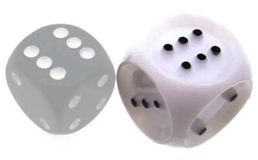 Dado Tattile d6 Big - Per Non Vedenti