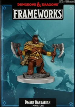 D&D Frameworks: Dwarf Barbarian Female