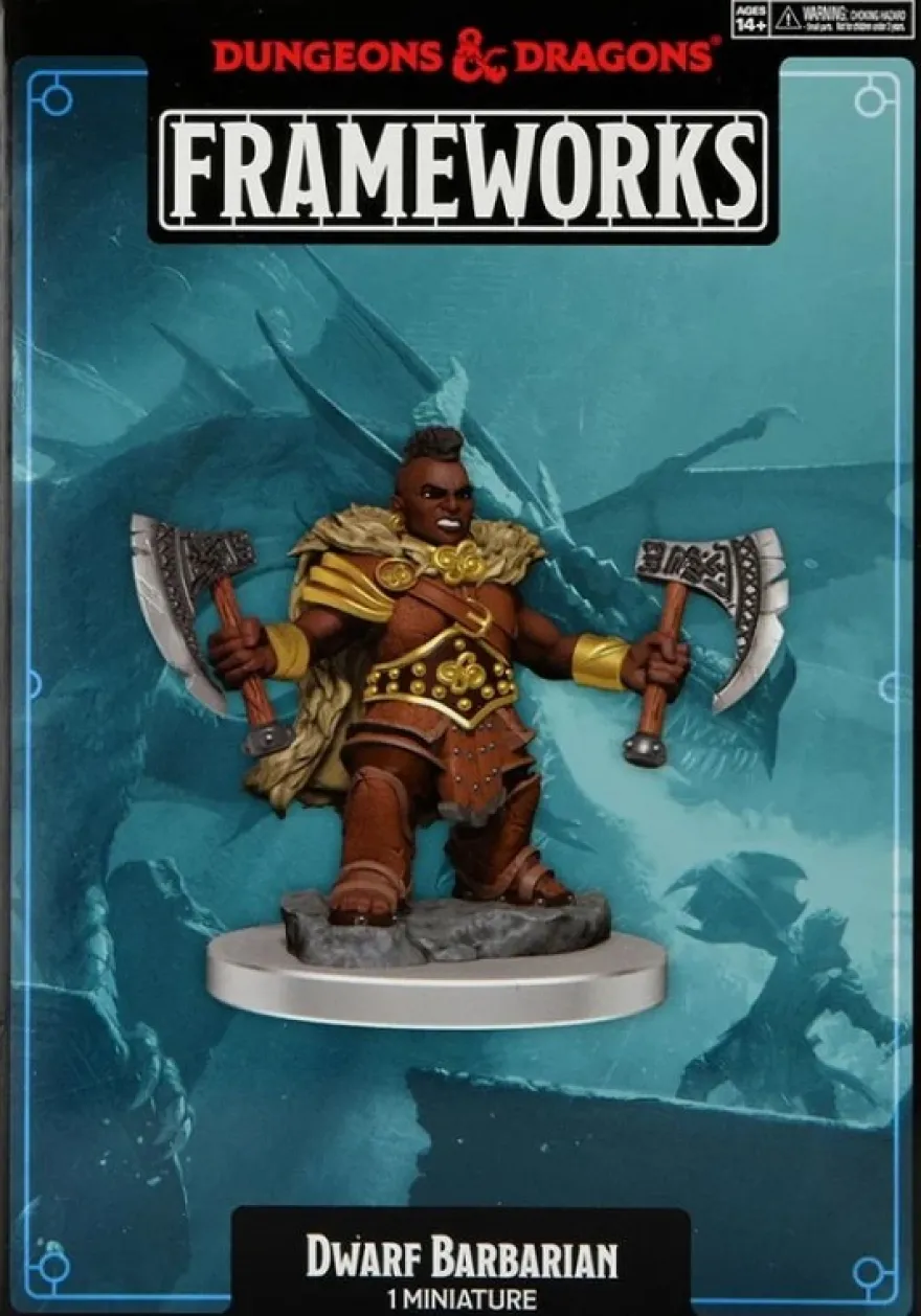 D&D Frameworks: Dwarf Barbarian Female