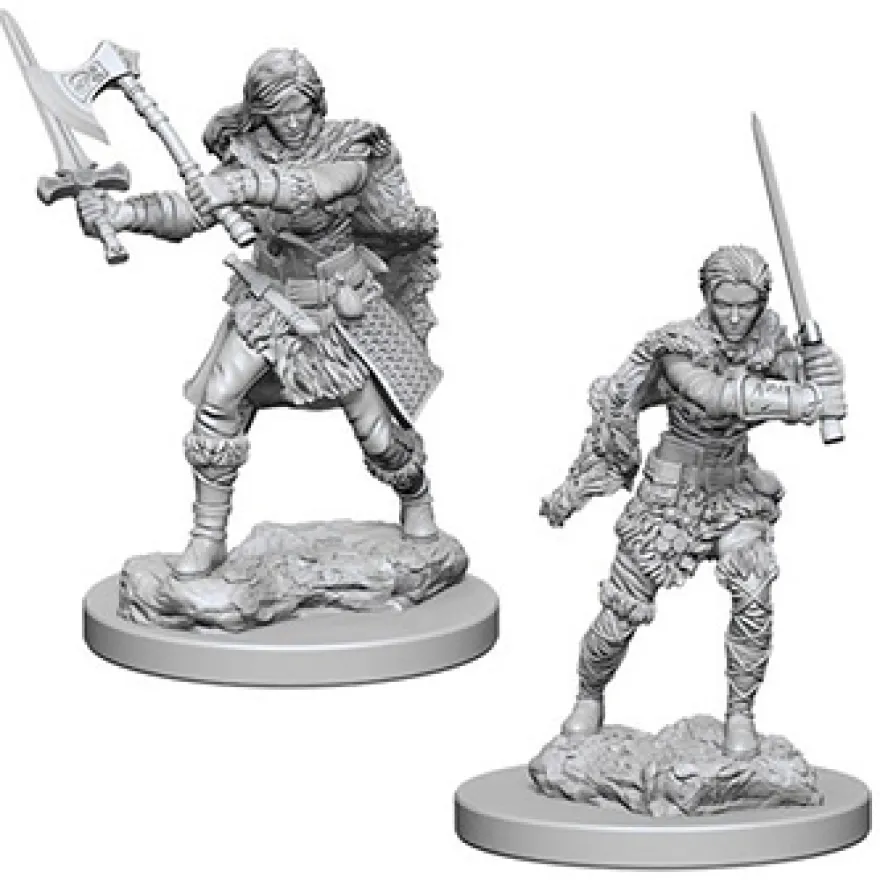 D&D Nolzur's Marvelous Miniatures - Barbaro Umano Femmina