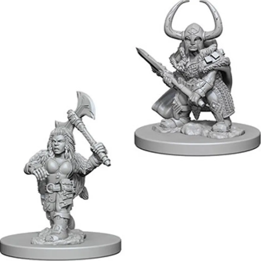 D&D Nolzur's Marvelous Miniatures - Barbaro Nano Femmina