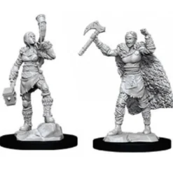 D&D Nolzur's Marvelous Miniatures - Barbaro Umano Femmina
