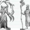 D&D Nolzur's Marvelous Miniatures - Human Druid & Elf Sorcerer