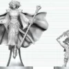 D&D Nolzur's Marvelous Miniatures - Gnome Warlock & Aasimar Wizard