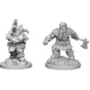 D&D Nolzur's Marvelous Miniatures - Barbaro Nano Maschio