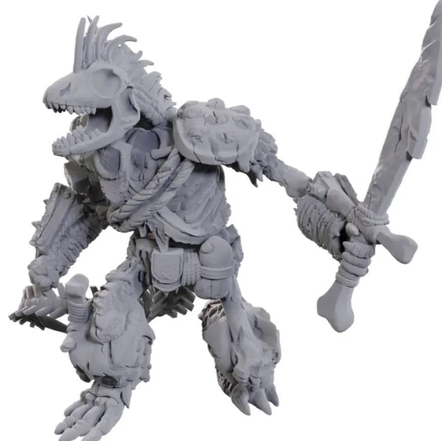 D&D Nolzur's Marvelous Miniatures - Lizardfolk Skeleton