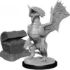 D&D Nolzur's Marvelous Miniatures - Drago di Bronzo Cucciolo e Tesoro Marino