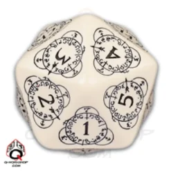 D20 Segnapunti Gigante - Avorio