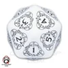 D20 Segnapunti Gigante - Bianco
