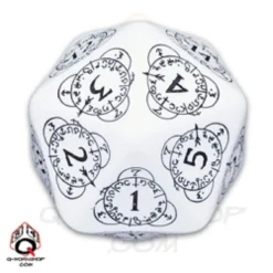 D20 Segnapunti Gigante - Bianco