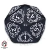 D20 Segnapunti Gigante - Nero