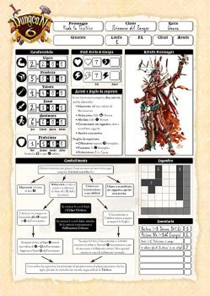 Dungeon 6 - Gioco Base Italiano