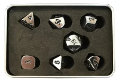 Godplayer - Set Dadi in Metallo - Silver