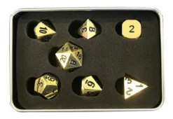 Godplayer - Set Dadi in Metallo - Gold