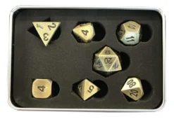 Godplayer - Set Dadi in Metallo - Antique Style