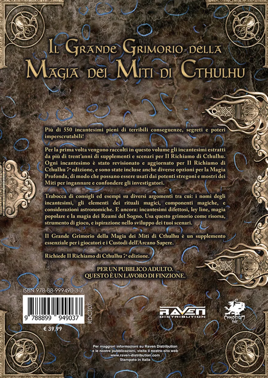 Il Richiamo di Cthulhu - Il Grande Grimorio della Magia dei Miti di Cthulhu