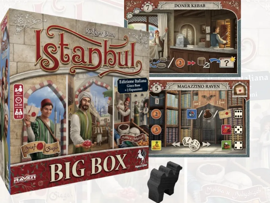 Istanbul Big Box - Edizione Italiana + Espansioni, Promo e Cammello