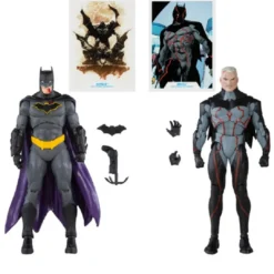 McFarlane DC Comics - Action Figure Omega vs Batman (Last Knight on Earth) Gold Label 7" Figures 2-Pack