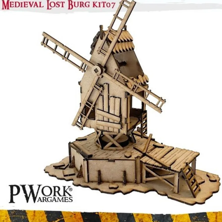 MDF Terrain Scenery - Medieval Lost Burg 07 (M)