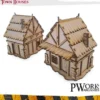 MDF Terrain Scenery - Town Houses (M)