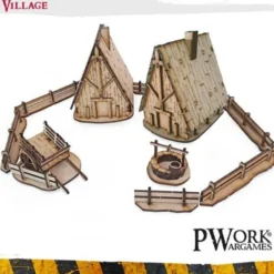 MDF Terrain Scenery - Village (M)